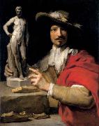 Charles le Brun Portrat des Bildhauers Nicolas le Brun oil painting on canvas